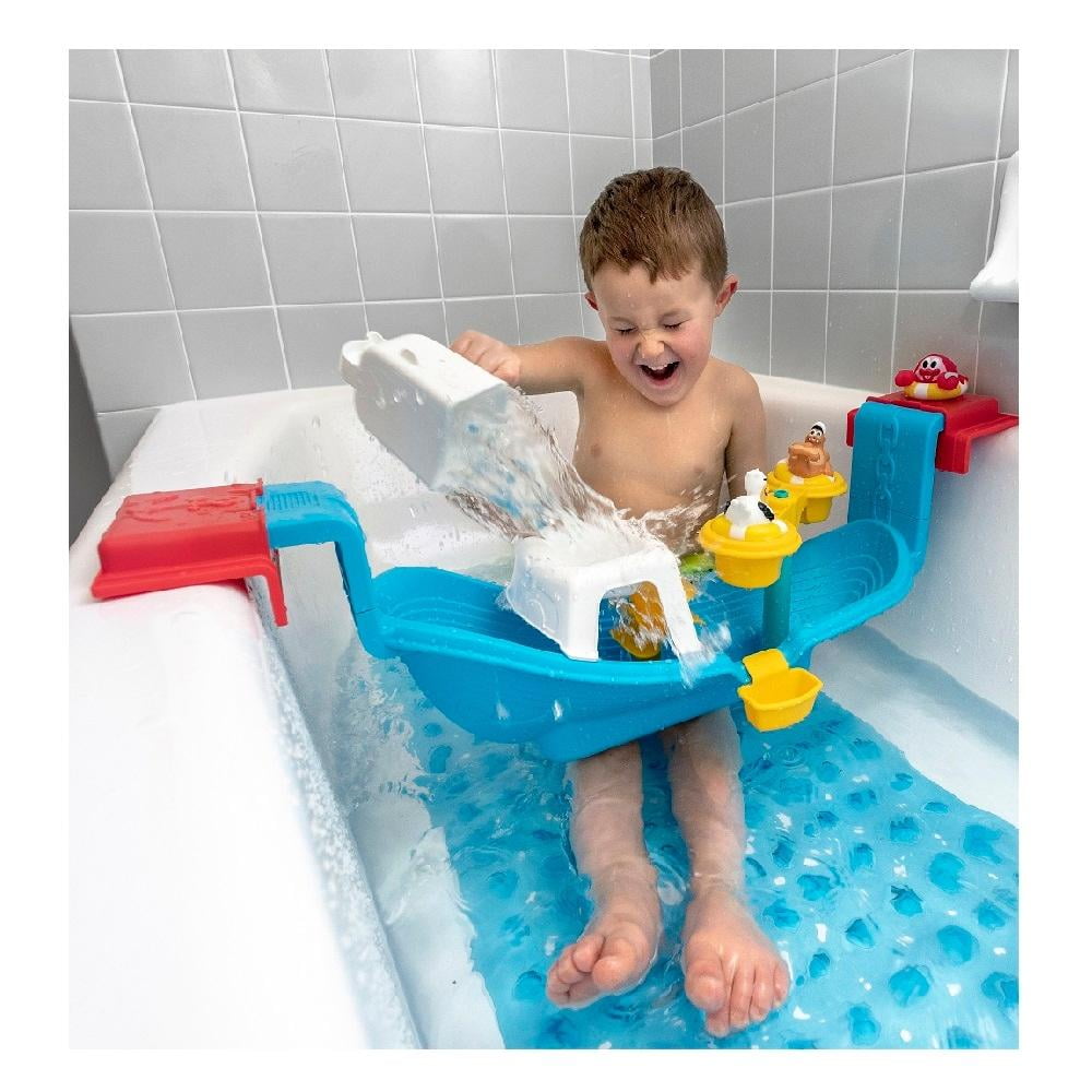 Juguetes de baño para niños de 2 a 4 a 8 años, juguetes de bañera  resbaladiza, pista deslizante, bricolaje, sin moho, juguetes para niños con