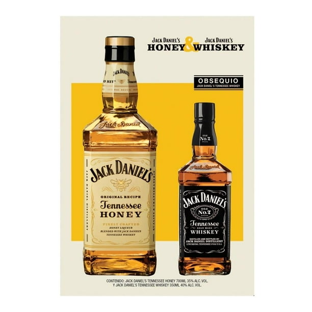 Whisky Jack Daniels Honey 700 Ml Jack Daniels Tennessee 350 Ml Bodega Aurrera En Línea