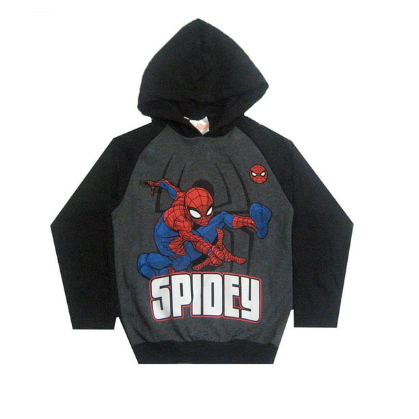 Sudadera Spiderman Movis Spidey Negro Para Niños Talla 6