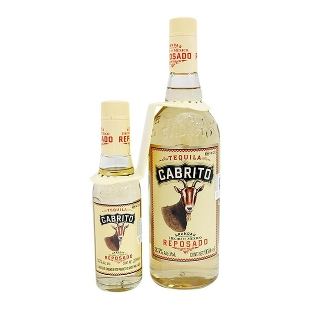 Tequila Cabrito Reposado de 950 ml + Cabrito de 250 ml