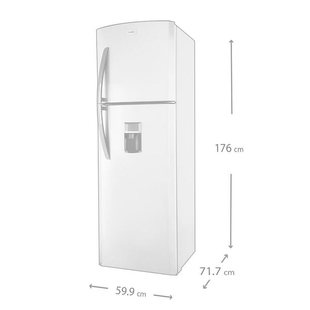 Refrigerador 11 Pies Mabe Automático con Despachador Black Mate