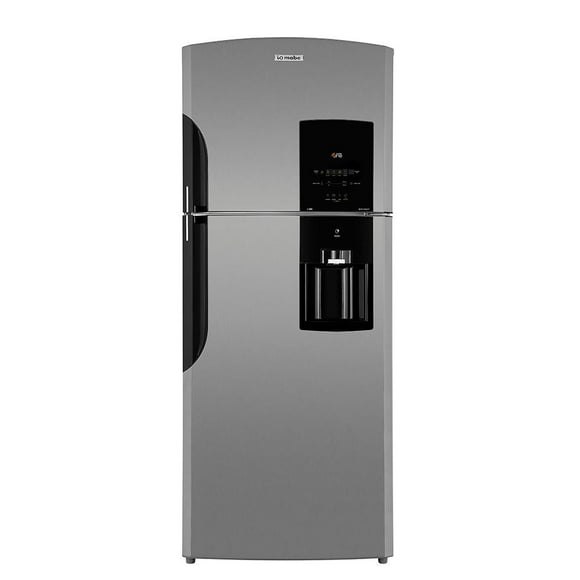 refrigerador io mabe automático inox 510 l 19 pies con despachador de agua y conectividad ros510iimrx0