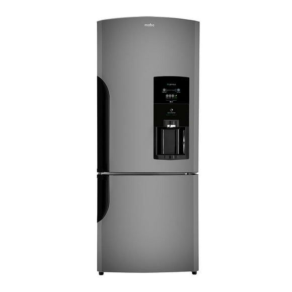 refrigerador 19 pies mabe bottom mount con despachador de agua rmb520ijmre1 grafito