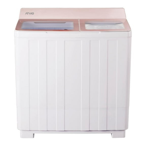 Lavadora Atvio Semiautomática Doble Tina 18 Kg Blanca