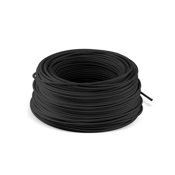 Cable Eléctrico Voltium Thw-ls / Thhw-ls, Calibre 8 Negro 100% Cobre 100m