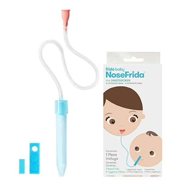  Frida Baby - Aspirador nasal para bebé con 20 filtros  higiénicos extra para el NoseFrida de Frida Baby : Bebés