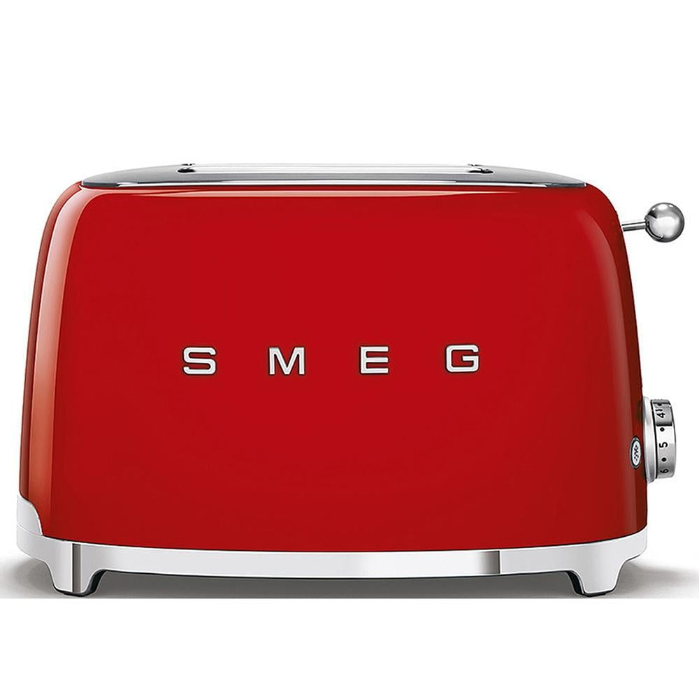  SMEG Tostadora retro de 2 rebanadas (rojo) : Hogar y Cocina