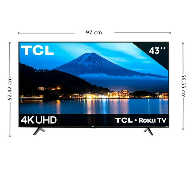 TV TCL 43 Pulgadas 4K Ultra HD Smart TV LED 43S443