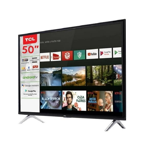 TV TCL 50 pulgadas 4K UHD Smart TV LED 50A435 Reacondicionada