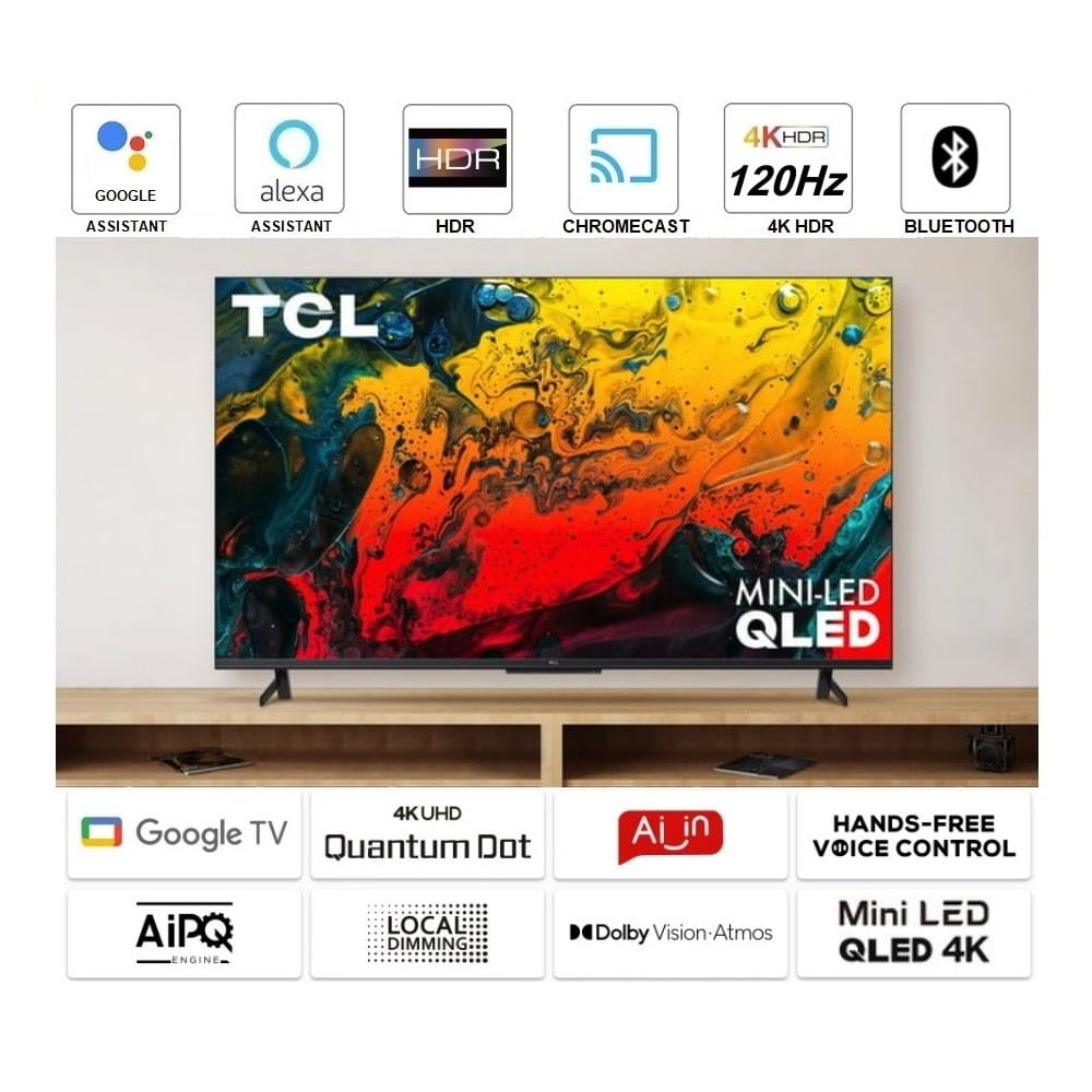 Pantalla TCL 55 Pulgadas QLED Google TV 55R646 a precio de socio