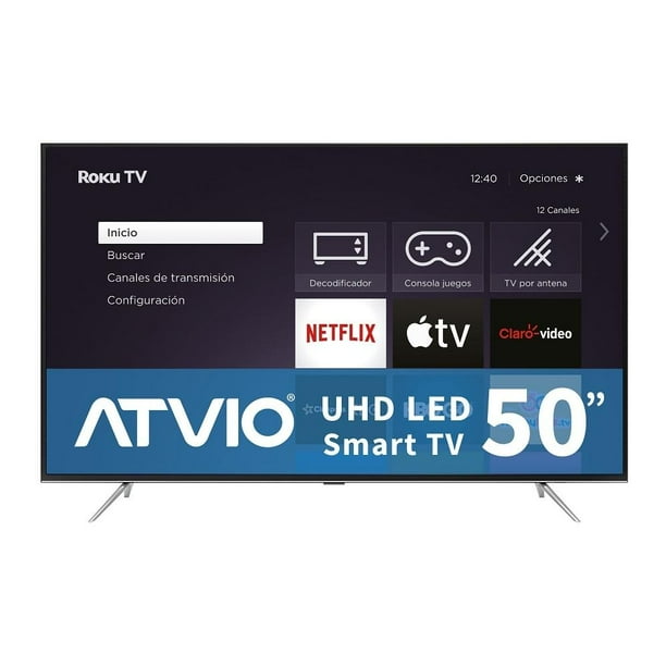 TV Atvio 50 Pulgadas UHD Smart TV LED ATV-50UHDR