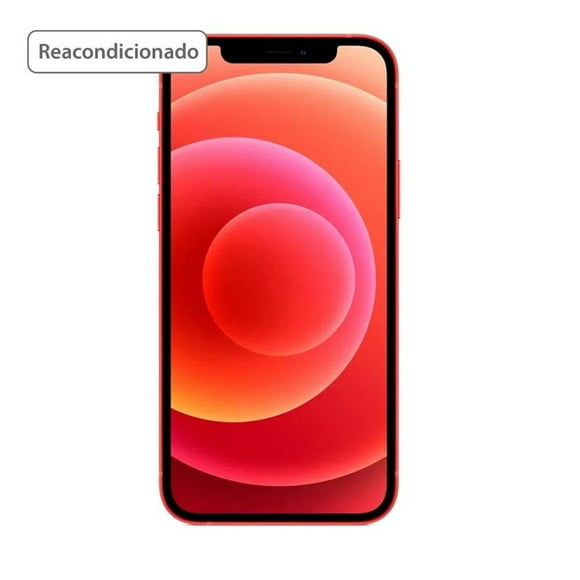 smartphone apple iphone 12 64gb rojo reacondicionado