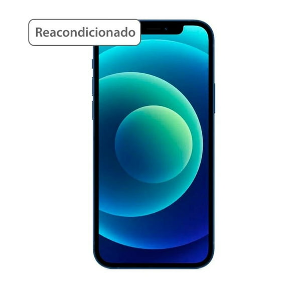 smartphone apple iphone 12 64gb azul reacondicionado