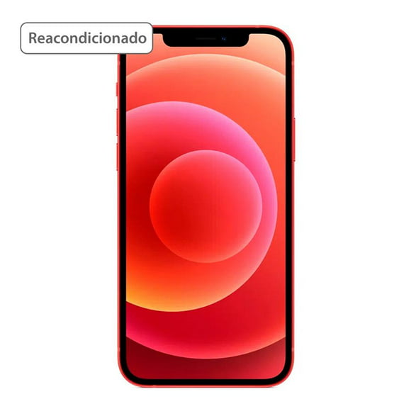 smartphone apple iphone 12 128gb rojo reacondicionado