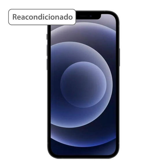 smartphone apple iphone 12 256gb negro reacondicionado