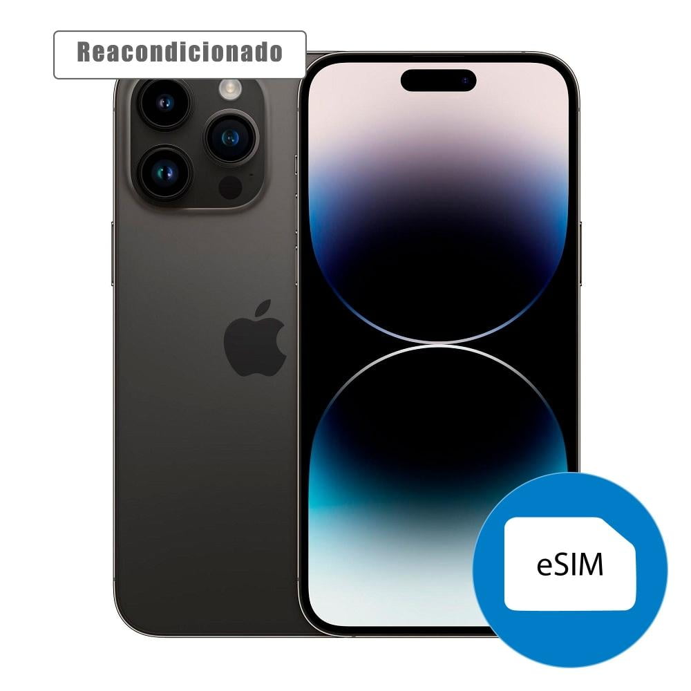 iPhone 14 Pro Max Apple 128GB eSIM Negro Reacondicionado