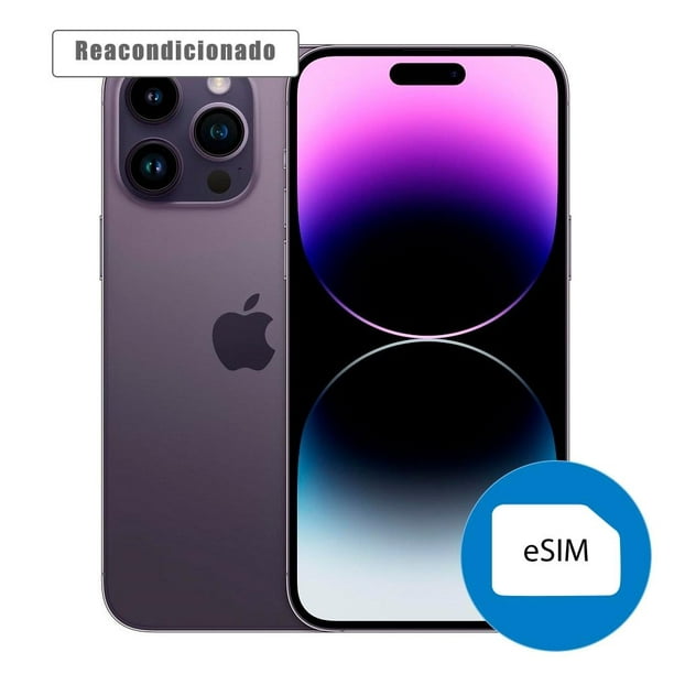 iPhone 14 Pro Max Apple 128GB eSIM Morado Reacondicionado