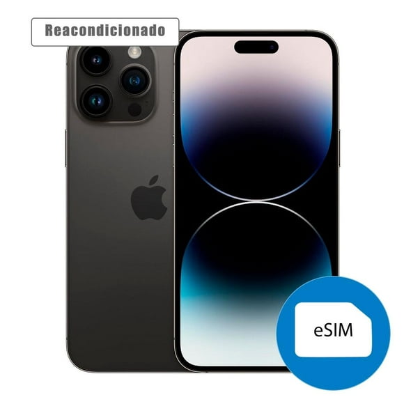 iphone 14 pro max apple 256gb esim negro reacondicionado