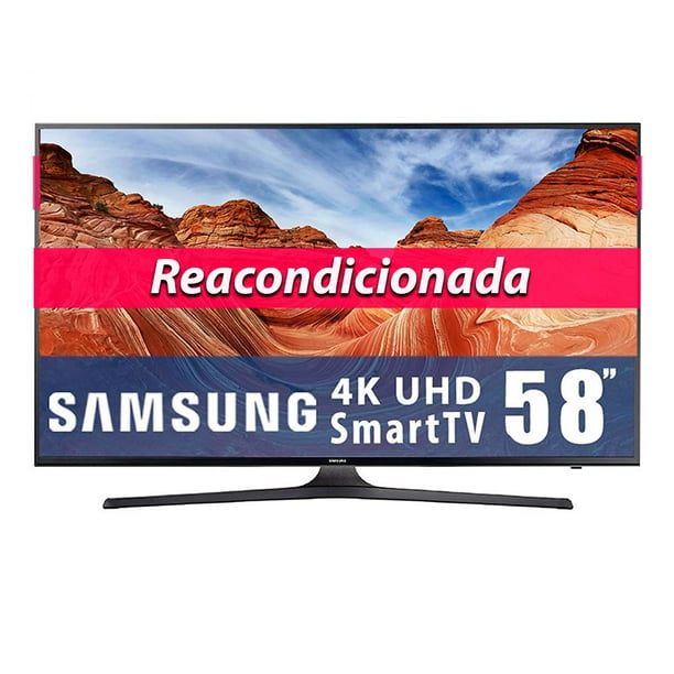 TV Samsung 58 Pulgadas 4K Ultra HD Smart TV LED UN58MU6070FXZA  Reacondicionada