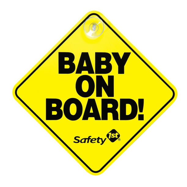 Letrero Safety 1st bebé a bordo