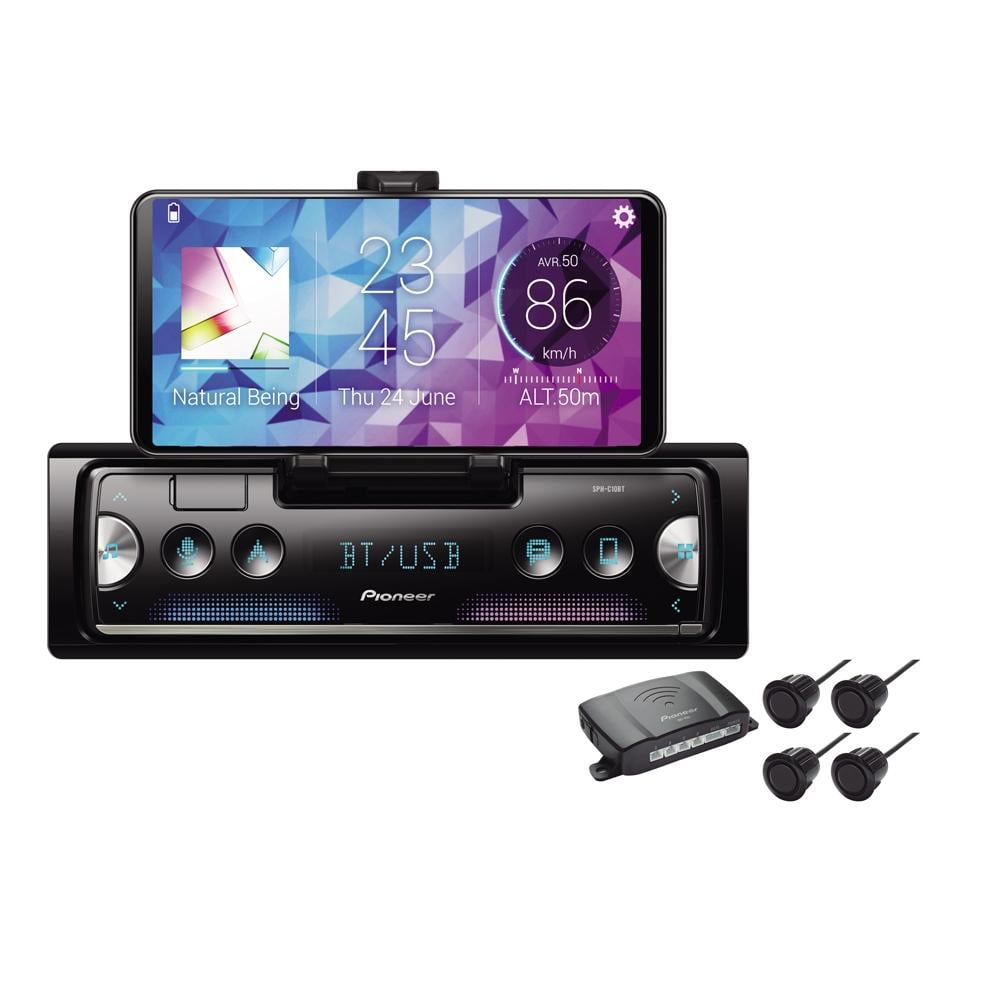 Autoestéreo Pioneer sin CD MVH-S215BT Bluetooth Negro