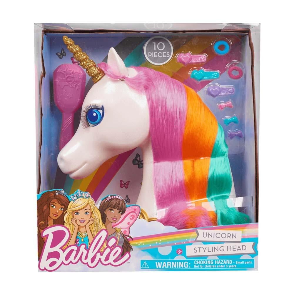 Los mejores Juguetes en un solo lugar! on Instagram: ¡¡BARBIE UNICORNIO!!  Y donde están las fanáticas de los unicornios y de Barbie??? con su  hermoso cintillo y sus extensiones de colores, además
