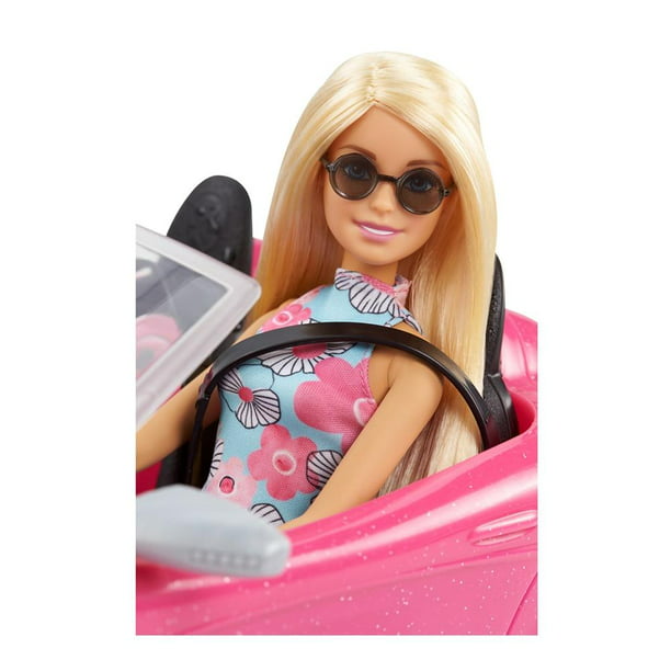 Barbie Coche Descapotable Con Muñeca