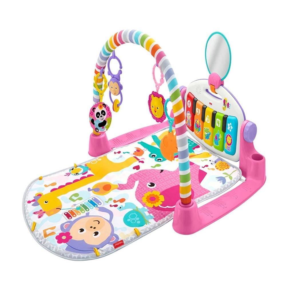Gimnasio Para Bebe, Salandens Baby Gym Con Piano Juguete De Aprendizaje  (Rosado) : : Bebé