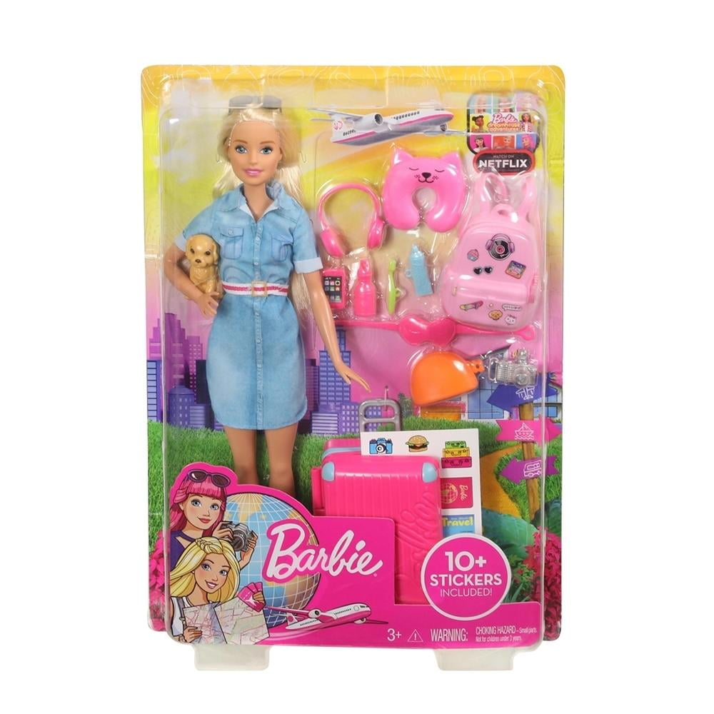 Mu Eca Barbie Mattel Viajera Walmart