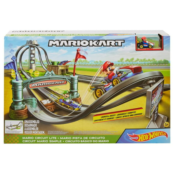 pista de juguete hot wheels mario kart circuito