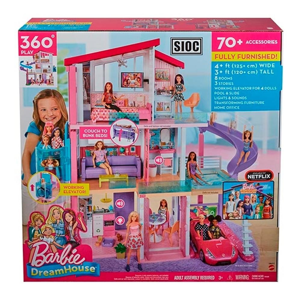 hidrógeno Risa taburete Set de Juego Barbie Mega Casa de los Sueños | Walmart en línea