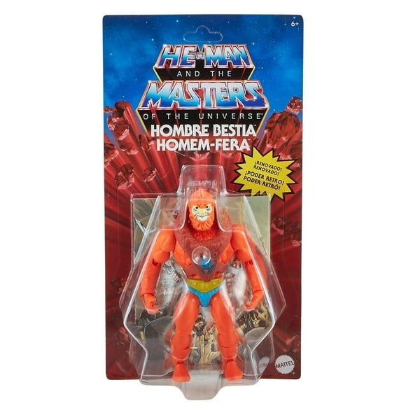 figura hombre bestia masters of the universe origins 6 pulgadas