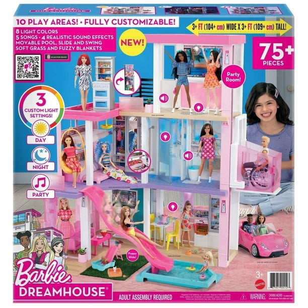 Harnas Stiptheid Lot Casa de Muñecas Barbie Estate Casa de los Sueños 2021 | Walmart en línea