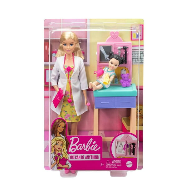 Barbie Careers Pediatra,Rubia,con,Bebé | Walmart en línea