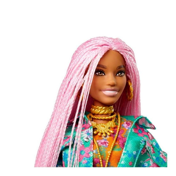 Muñeca Barbie Extra Cabello Rosa
