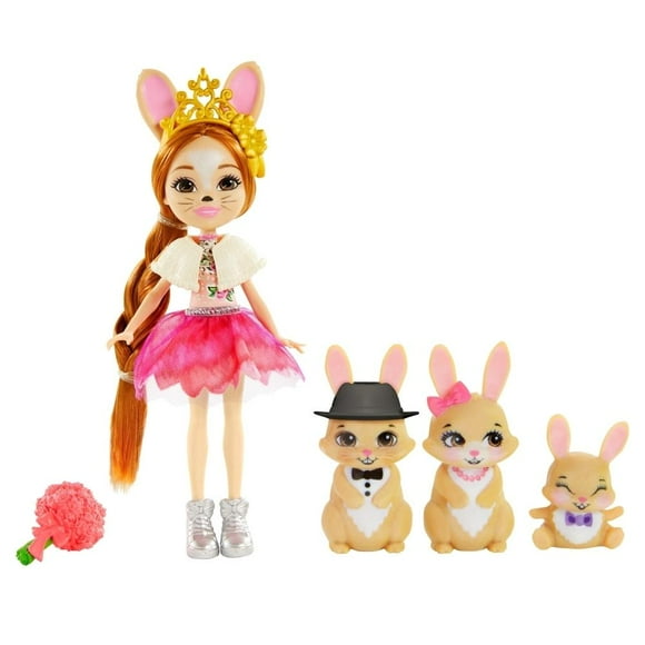 muñeca enchantimals familia conejo