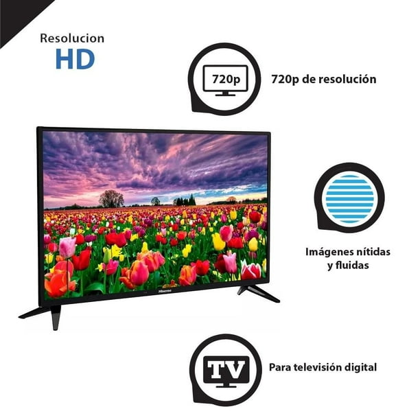 TV Hisense 32 Pulgadas HD Smart TV LED Reacondicionada 32A45GV