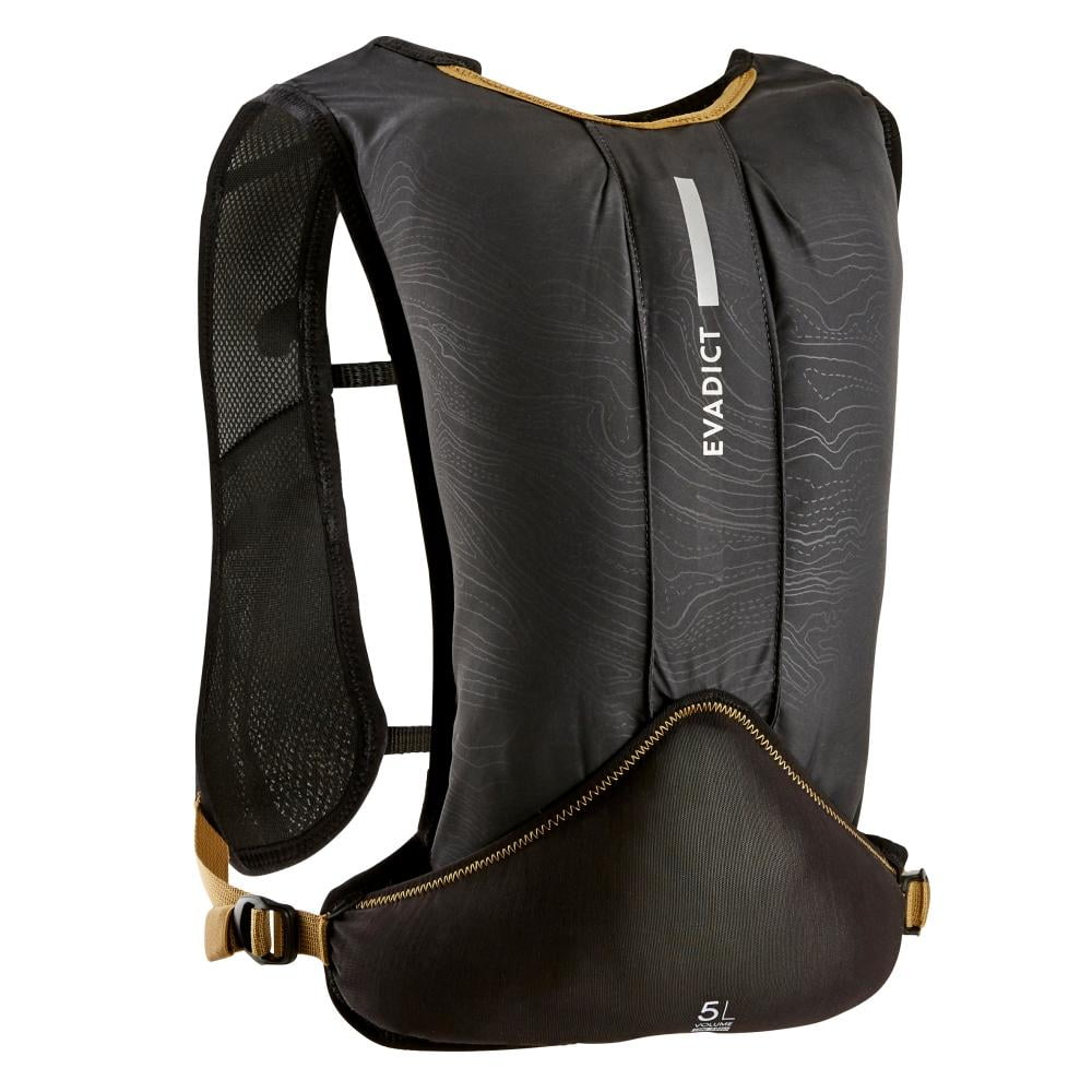 MOCHILA DE HIDRATACIÓN TRAIL RUNNING 10 L NEGRO Y BRONCE - Decathlon