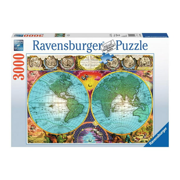 Rompecabezas Ravensburger Mapa Antiguo 3,000 Piezas