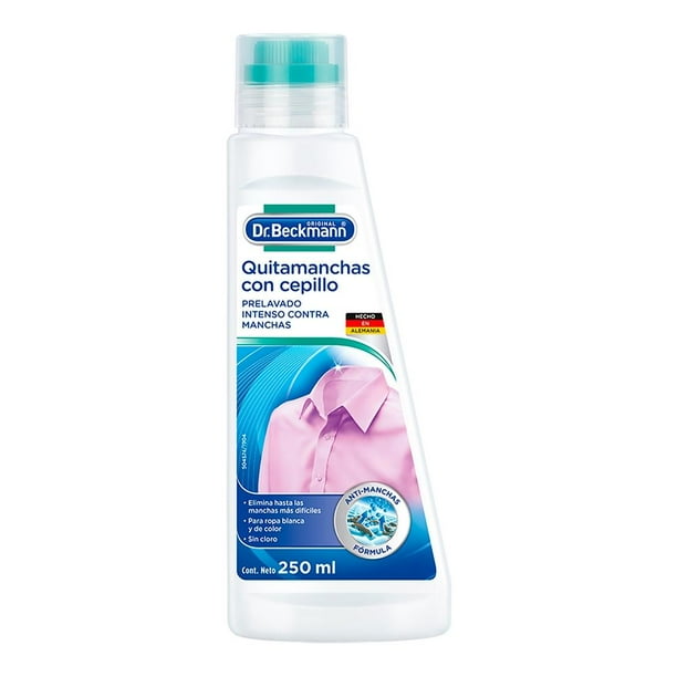 2 PACK DR. BECKMANN STAIN REMOVER QUITAMANCHAS CON CEPILLO 2 BOTTLES 250ml  EA.