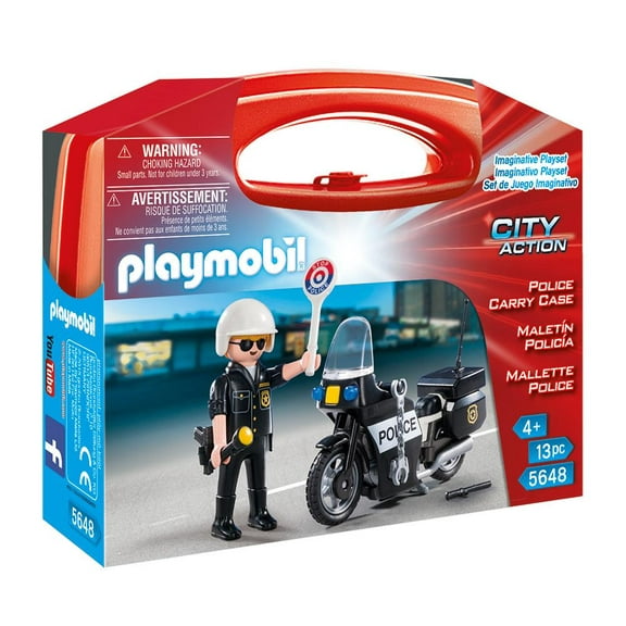 Maletín de Policía Playmobil City Action 13 pzas