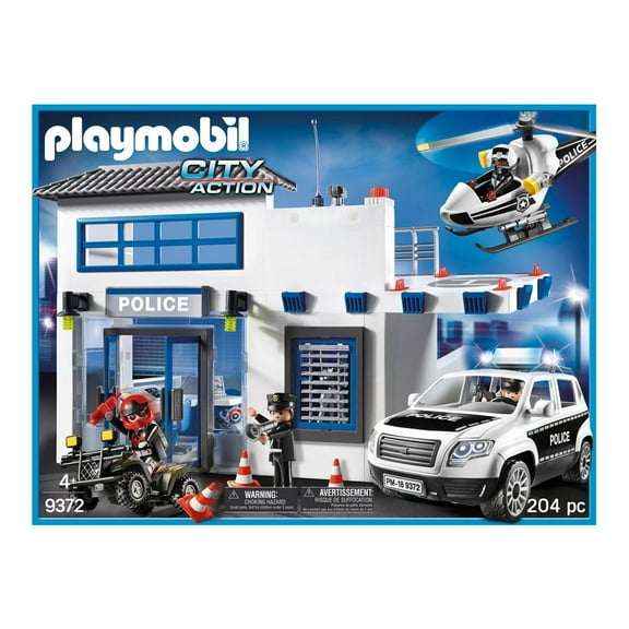 Mega Set de Policía Playmobil City Action 204 Piezas