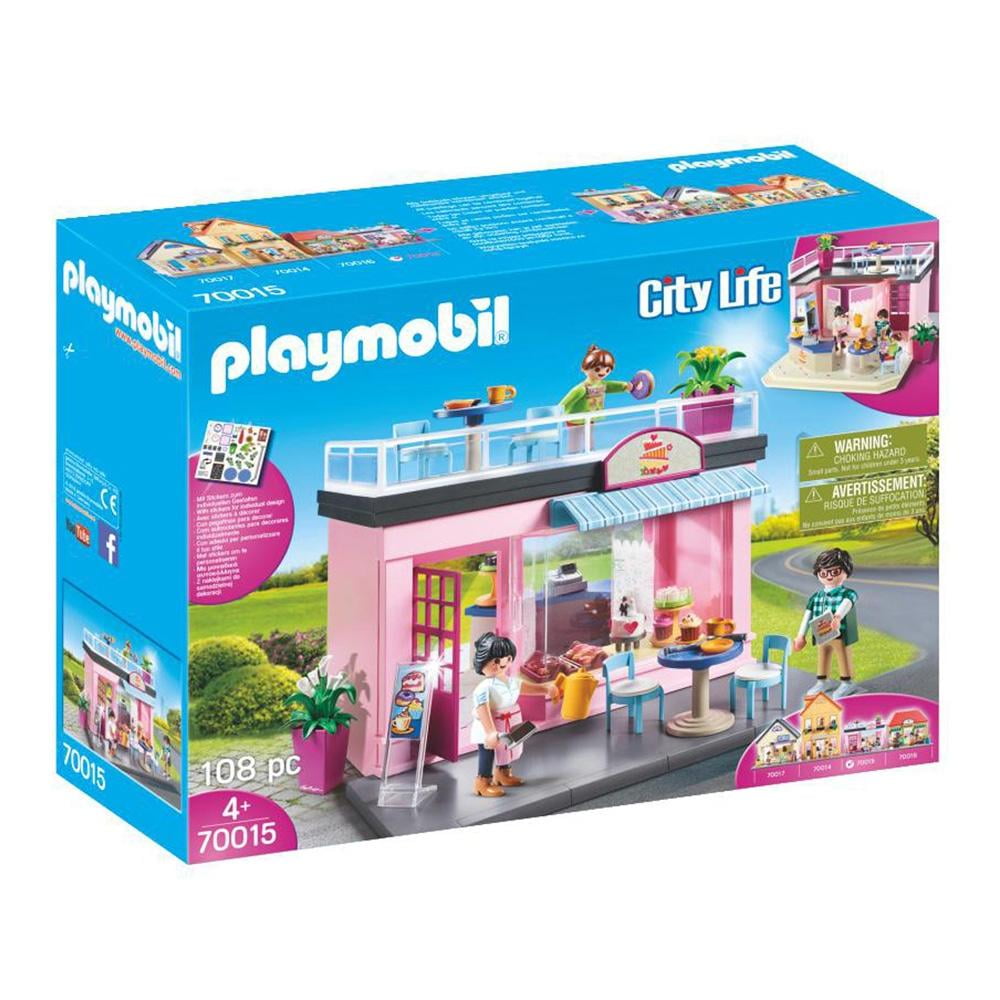 Set de Juego Playmobil City Life Colegio Cafetería 58 Piezas