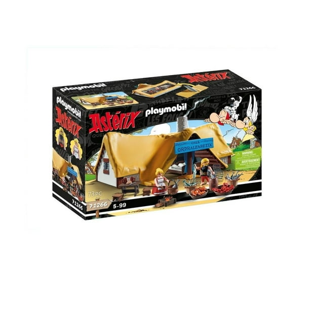 Set de Juego Playmobil Astérix La Cabaña de Ordenalfabetix 73 Piezas