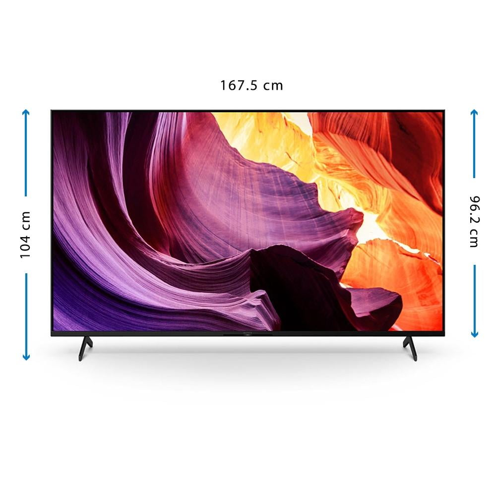 TV Sony 75 Pulgadas 4K Ultra HD Smart TV KD-75X80K