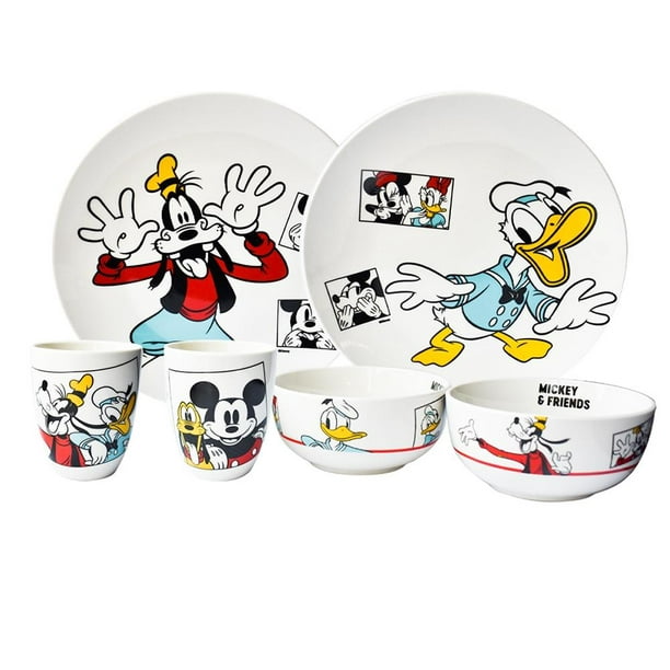Vajilla de Porcelana Fun Kids Mickey 12 Piezas