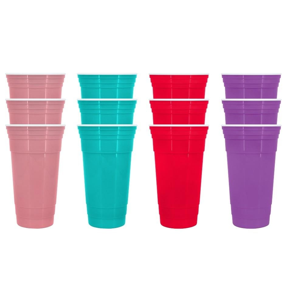 Comprar Set De 12 Vasos Mainstays Vidrio 300Ml Y 270Ml