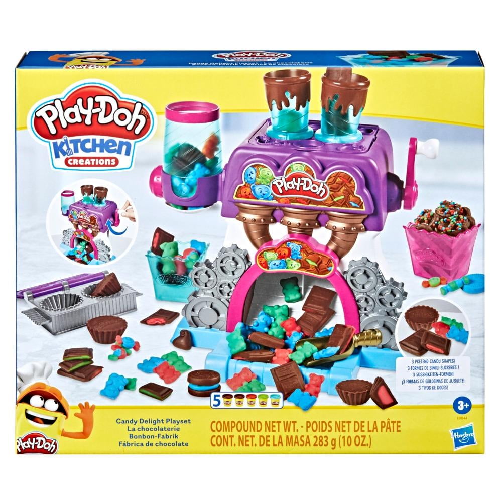Mortal De todos modos Destreza Masas Moldeables Hasbro Play-Doh Kitchen Creations Fábrica de chocolate |  Bodega Aurrera en línea