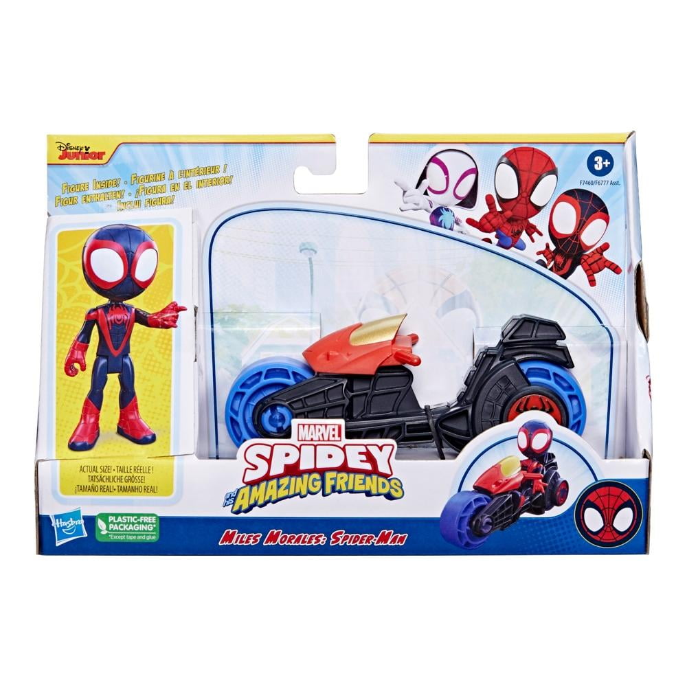  Spidey and His Amazing Friends Figura de acción de Spidey de  gran tamaño de 9 pulgadas, juguete de superhéroe preescolar para niños a  partir de 3 años : Juguetes y Juegos