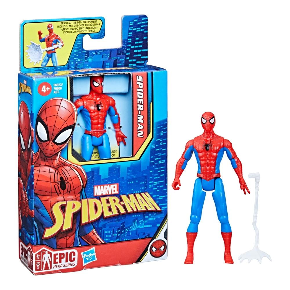 Figura de acción Hasbro Marvel Spiderman Epic Hero Series con accesorio escala de 10 cm